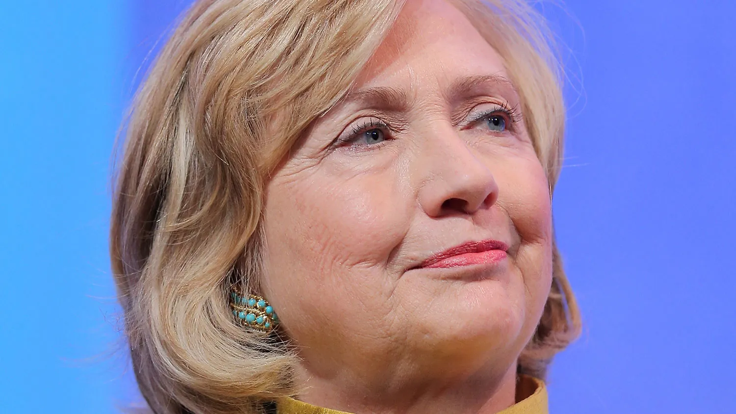 Former U.S. Secretary of State Hillary Clinton onstage during the fourth day of the Clinton Global Initiative's 10th Annual Meeting at the Sheraton New York Hotel &amp; Towers on September 24, 2014 in New York City.
