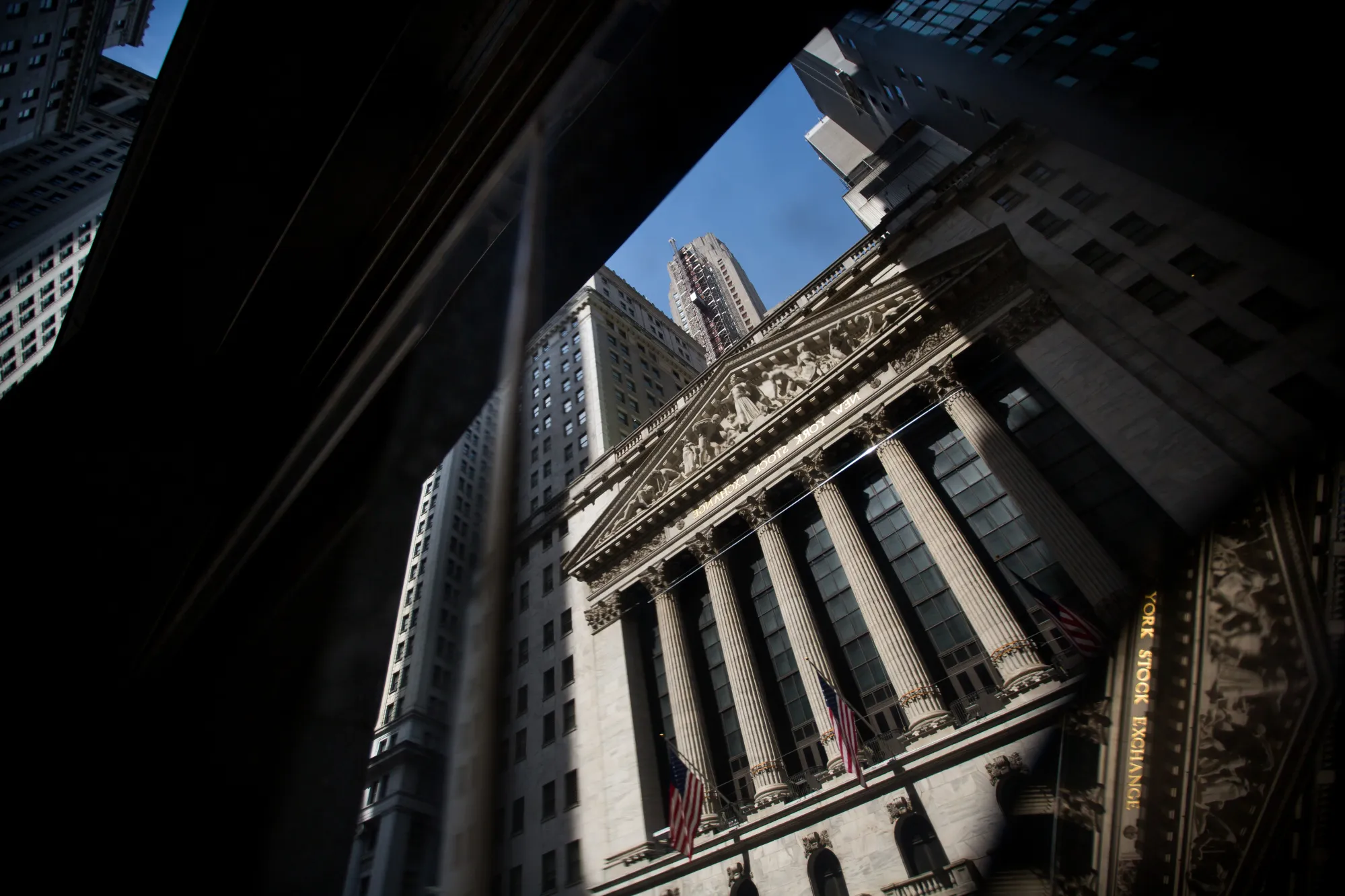 The New York Stock Exchange.