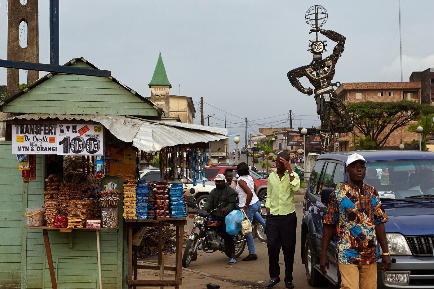 Africa. Cameroon. Littoral Province. Douala Town. stylelife In The Street