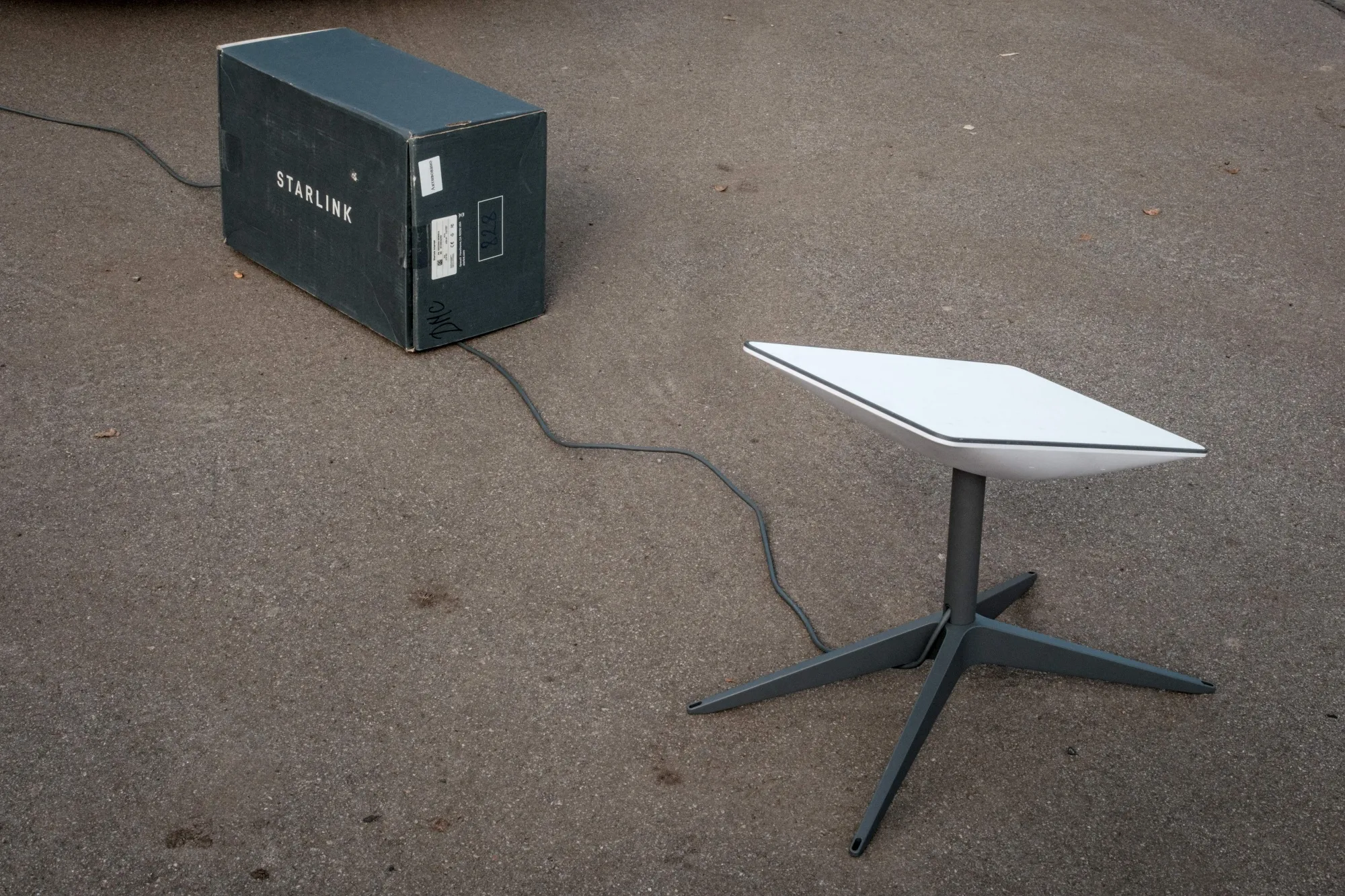 A Starlink satellite system.