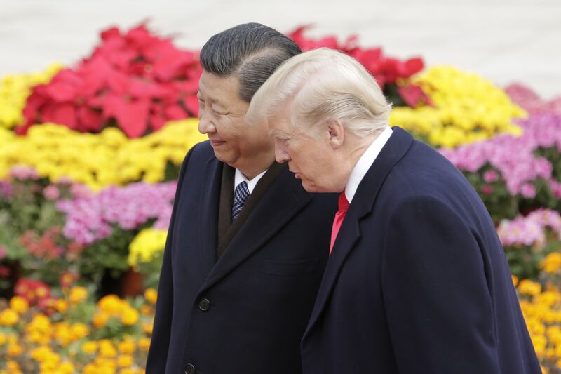 Donald Trump and Xi Jinping