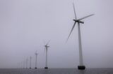 Tourists Visit The Middelgrunden Offshore Wind Farm