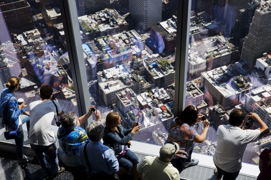 The observation deck at One World Trade Center offers an unrivaled view of New York and its many renters.