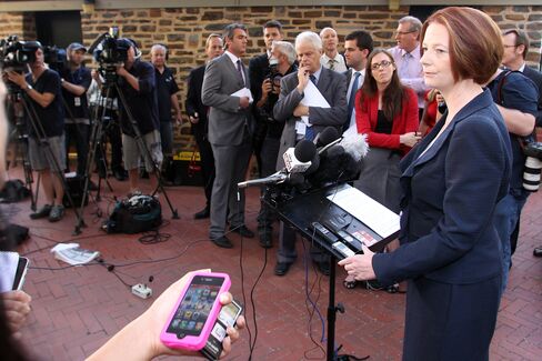 Australian Prime Minister Julia Gillard
