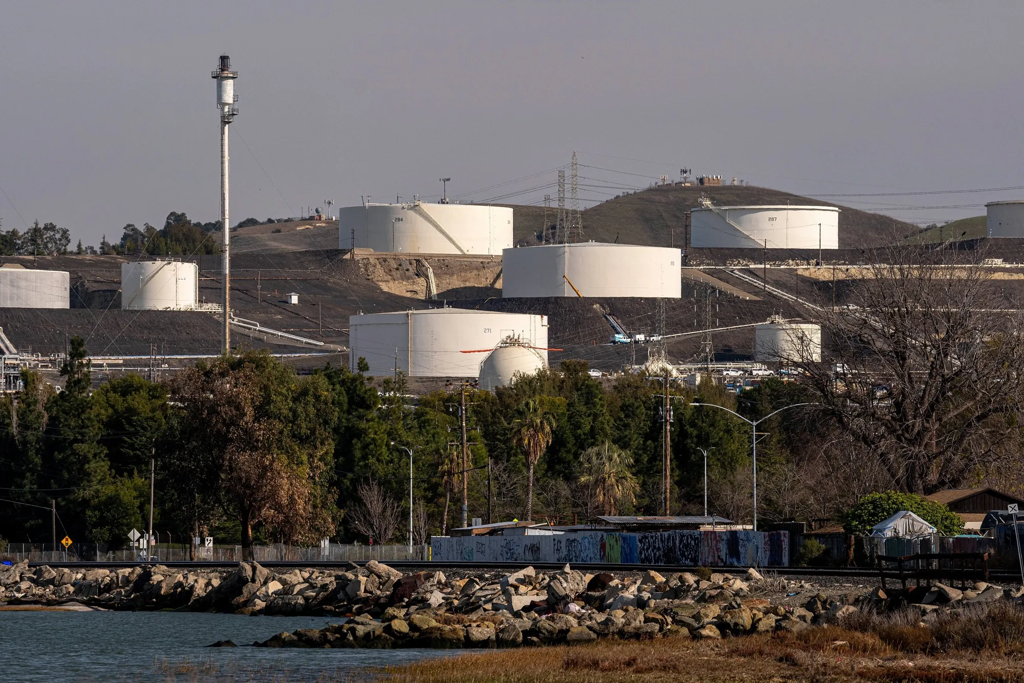 A Phillips 66 refinery in Rodeo, California