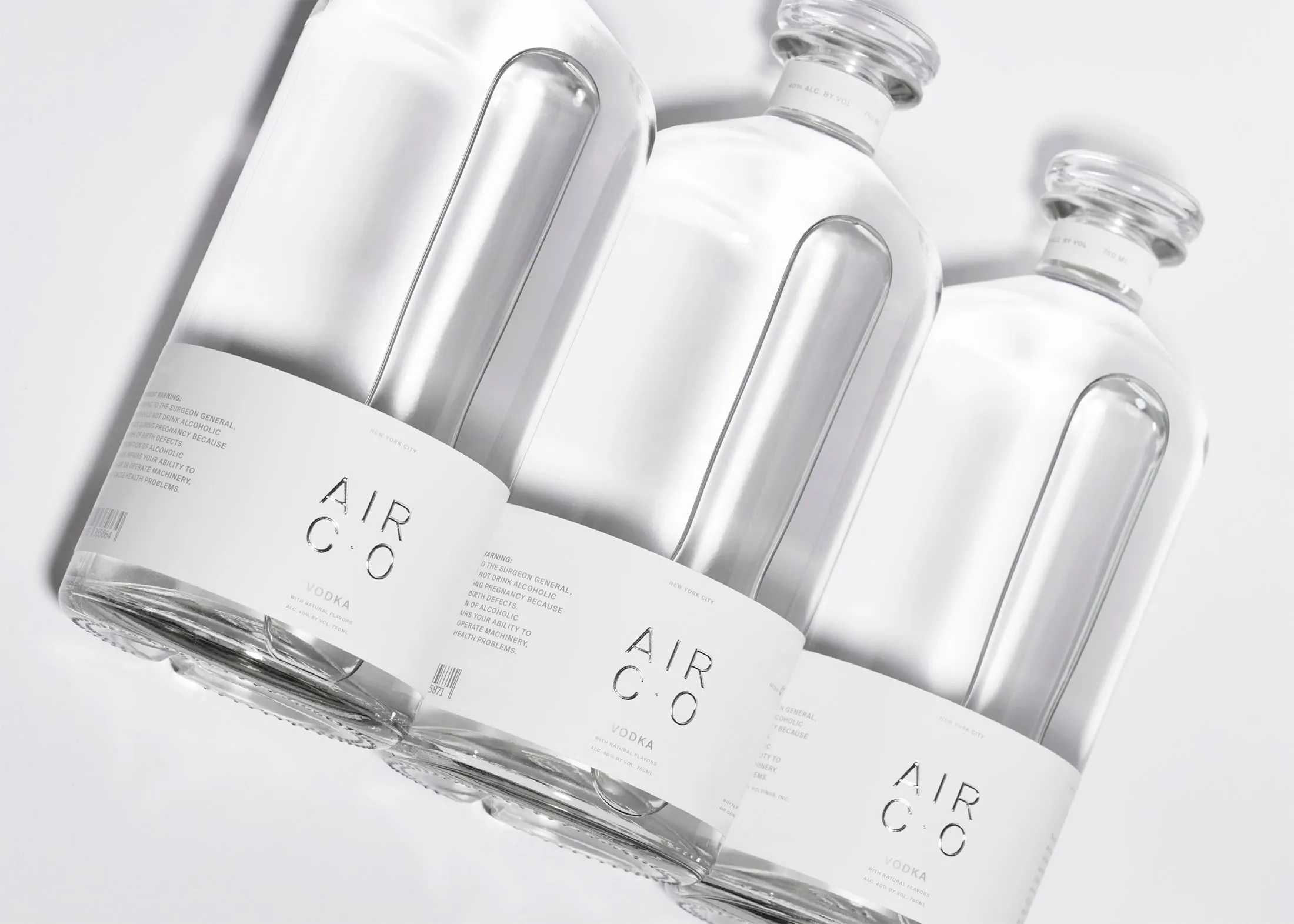 Brooklyn-based Air Company says it’s created the “most sustainable alcohol in the world” by mixing captured CO₂ with hydrogen made from water and wind power to make spirits.