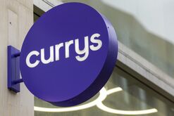 A Currys store on Oxford Street in central London.