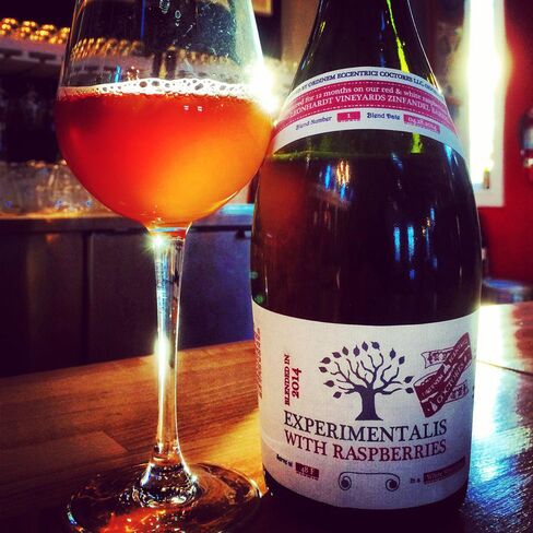 OEC Brewing's Experimentalis with Raspberries