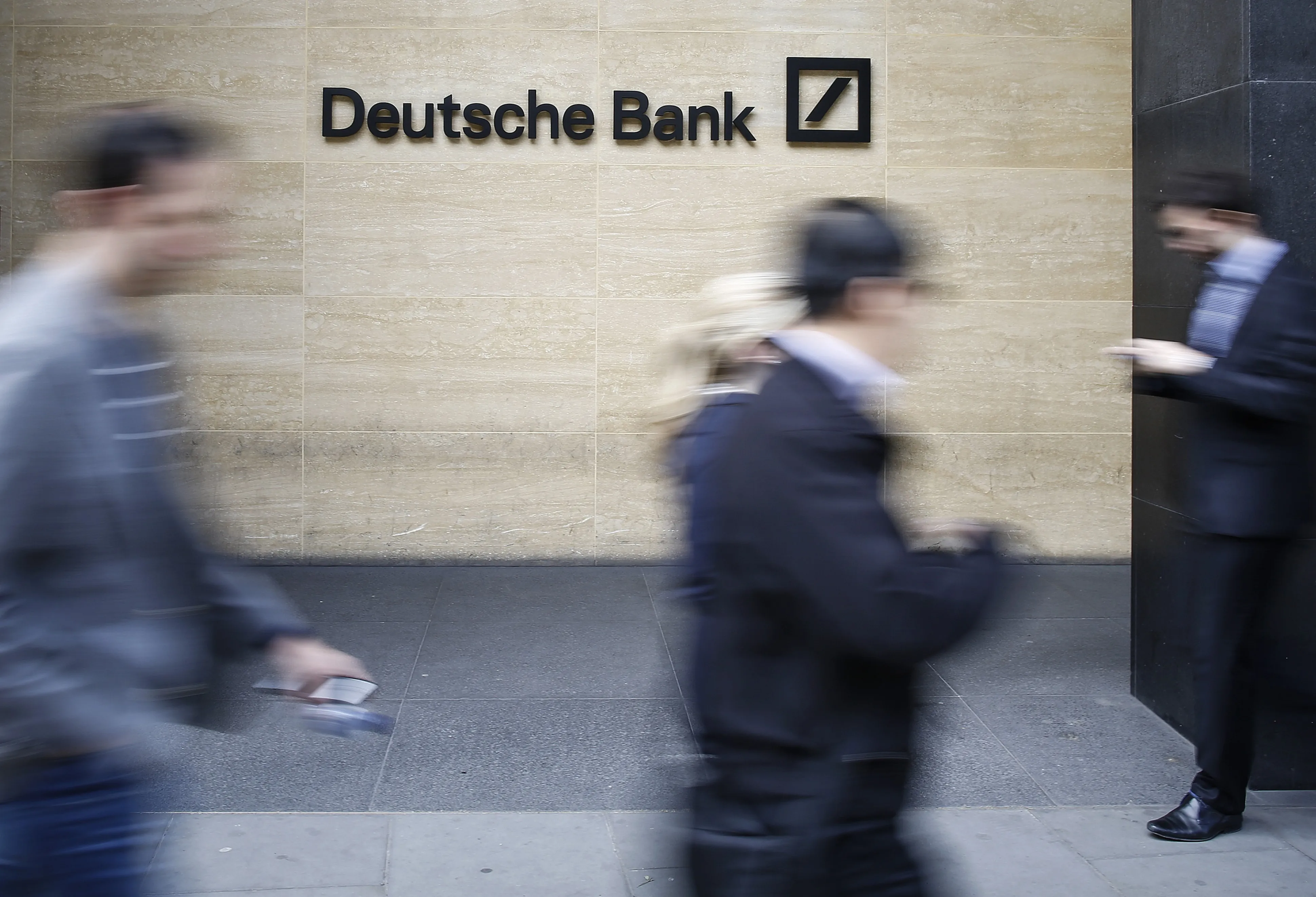 Deutsche Bank offices in London.
