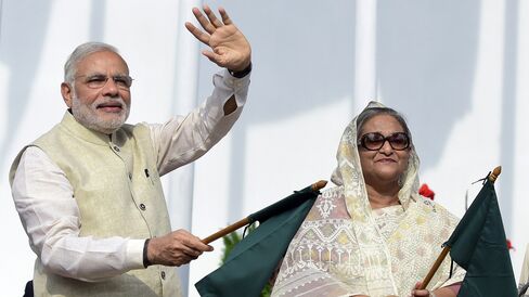 Narendra Modi & Sheikh Hasina