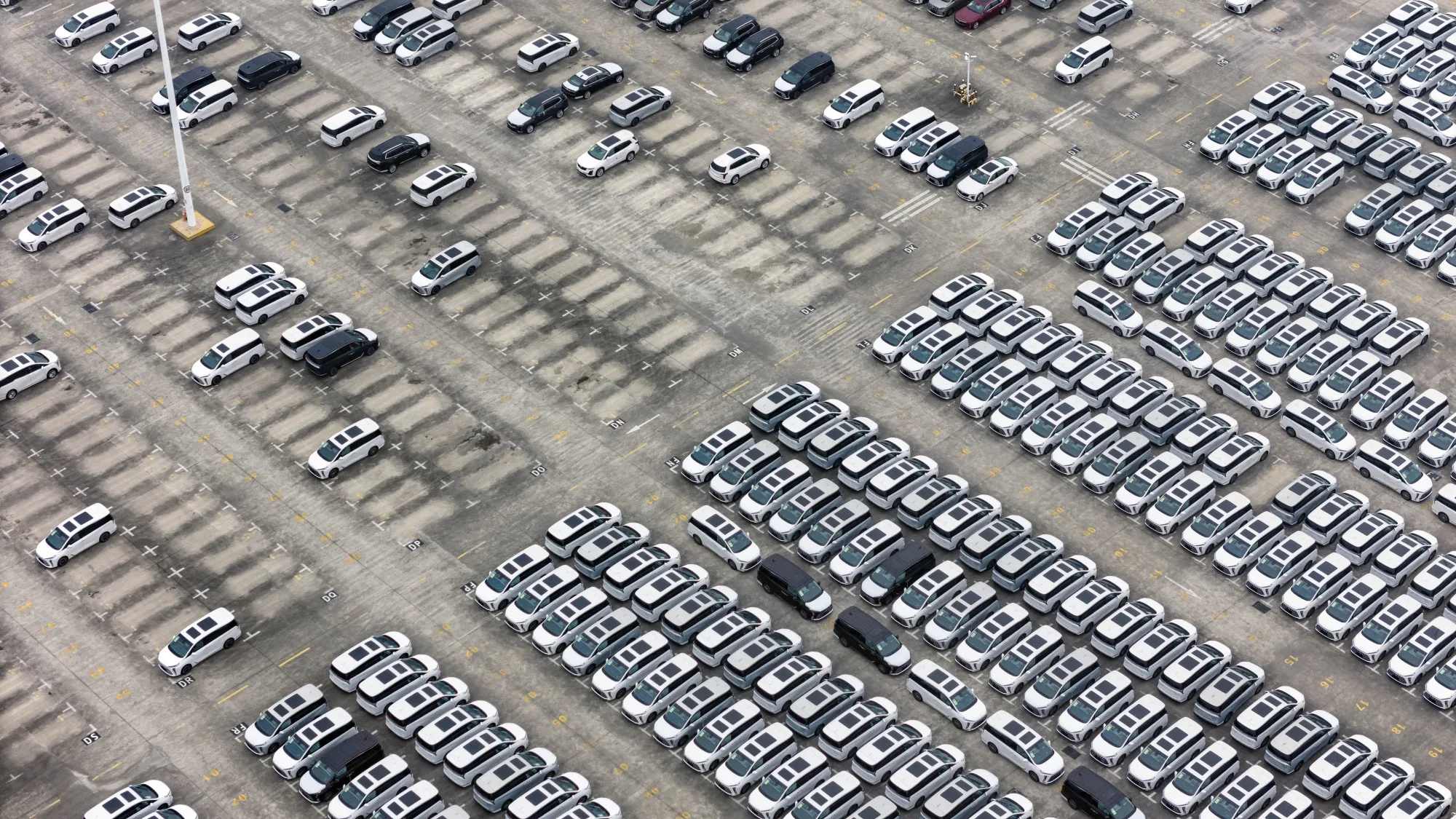 Vehicles at the SAIC General Motors Corp. factory in&nbsp;Shanghai, China, on Dec. 6.
