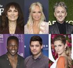 This combination of photos shows, top row from left, Laura Benanti, Kristin Chenoweth, Alan Cumming, bottom row from left, Joshua Henry,  Jeremy Jordan and Taylor Louderman, who will take part in The Broadway Cruise. Producers promise “intimate and grand scale shows and cabarets from Broadway’s coolest talent” as well as “tips and techniques from some of the best and brightest creative talent working today.” (AP Photo)