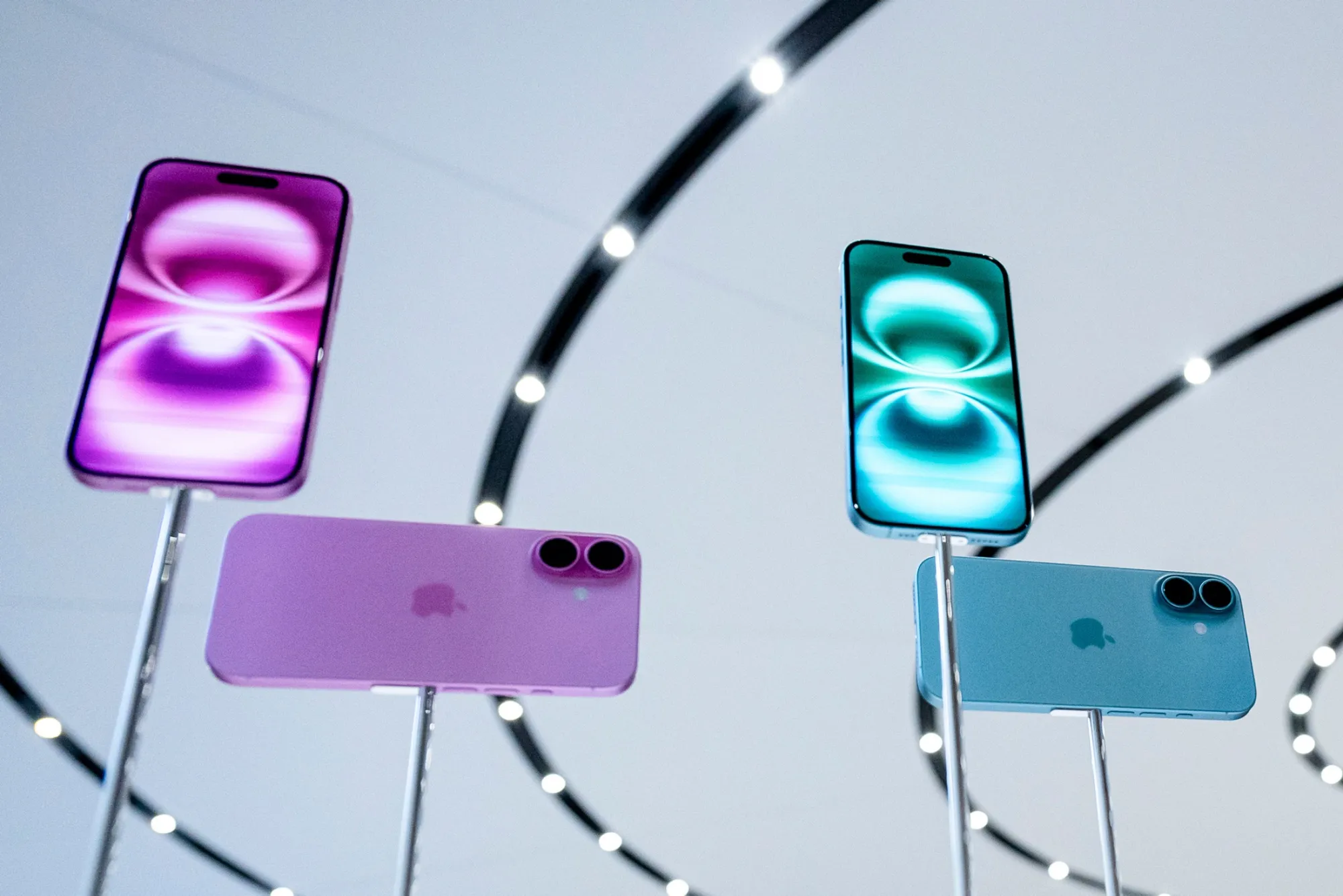 Apple iPhone 16 smartphones.