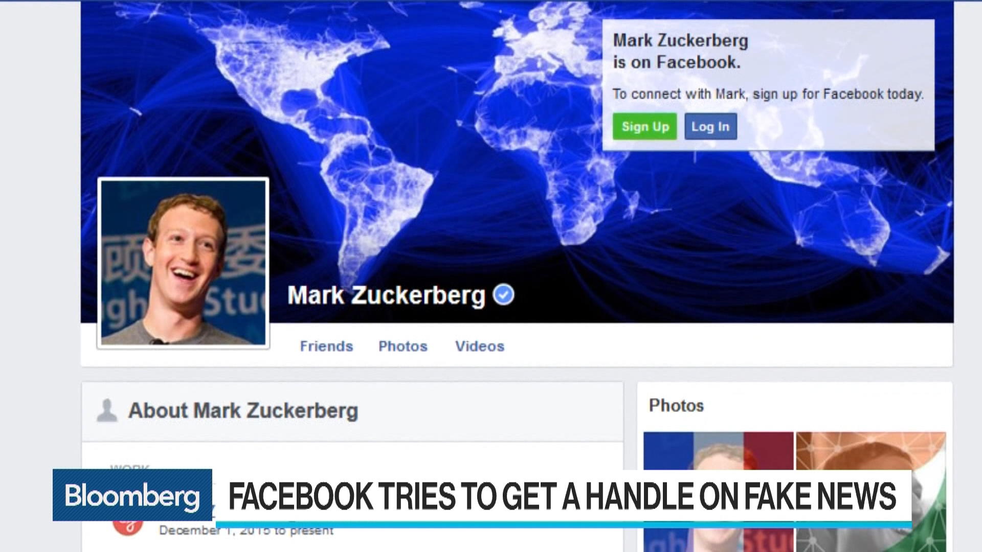 Facebook Stumbles With Early Effort To Stamp Out Fake News Bloomberg