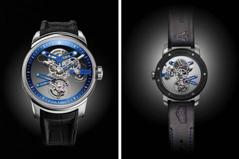 The front and back of the U20 Ultra-Skeleton Tourbillon.
