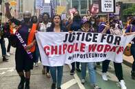 relates to Eleven Arrested at Chipotle Worker Rally in Manhattan