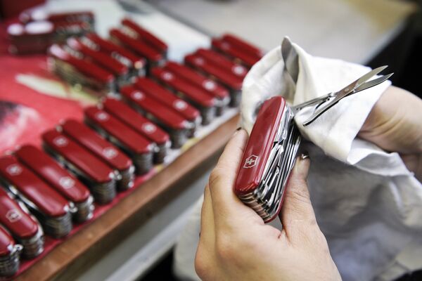 Production At The Victorinox Factory