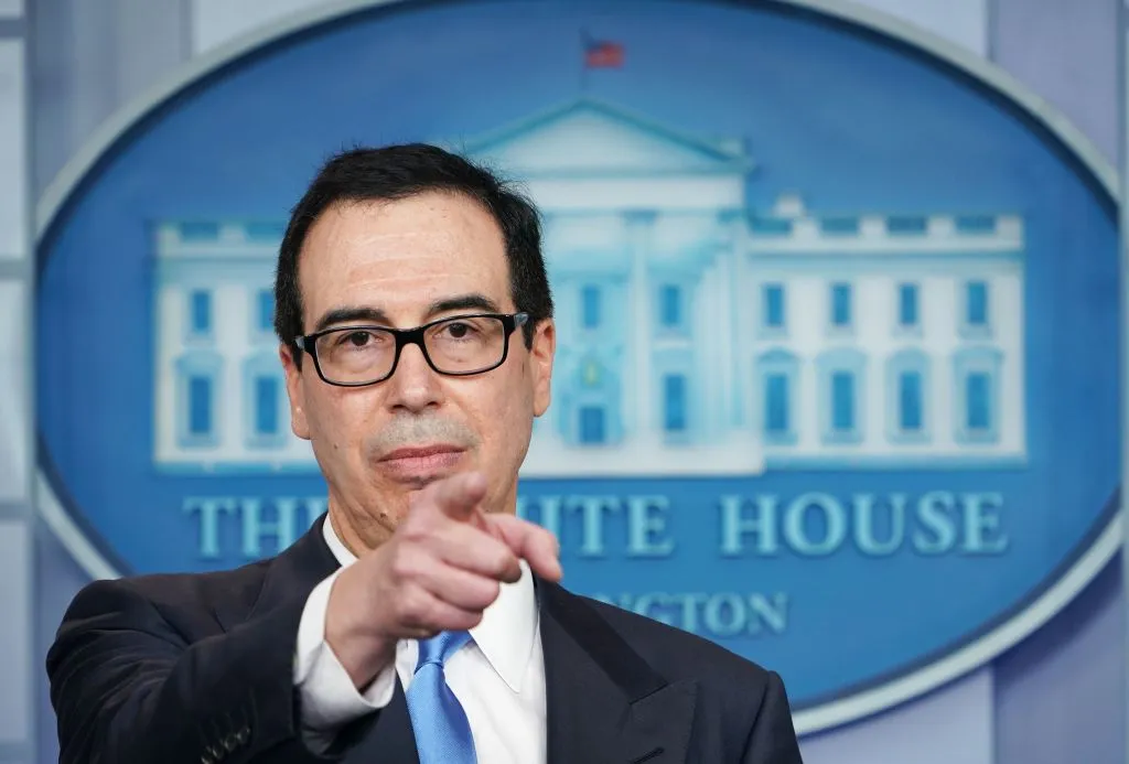 Treasury Secretary Steven Mnuchin.