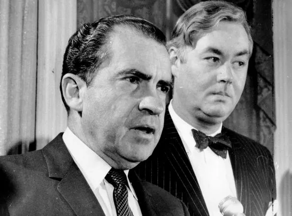 The president and the professor in 1968.
