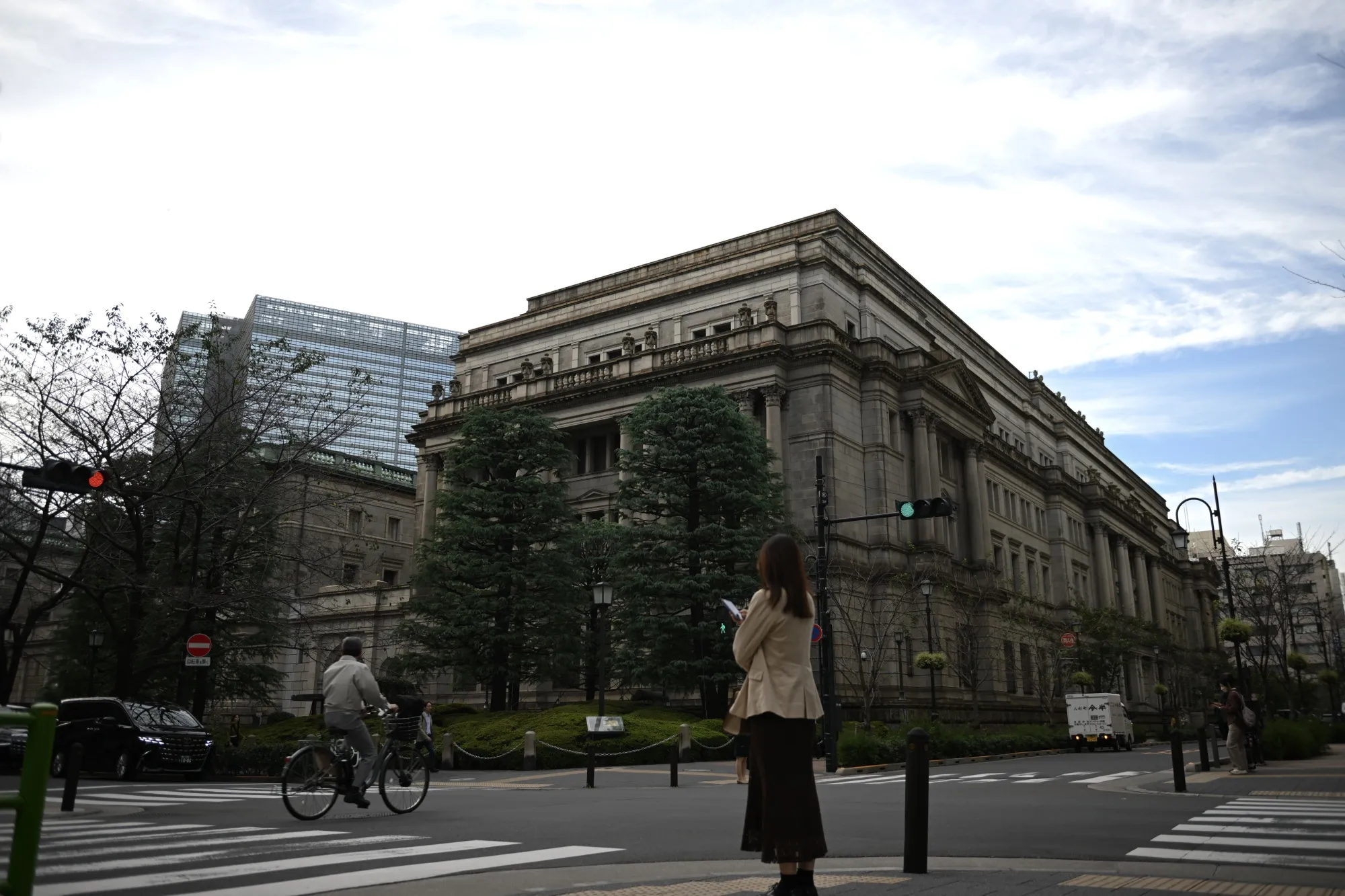 The Bank of Japan (BOJ) headquarters in Tokyo.