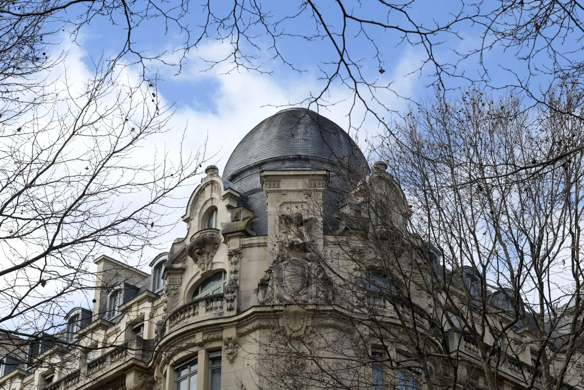 The building which houses the Rothschild &amp; Co. office in Paris, France.