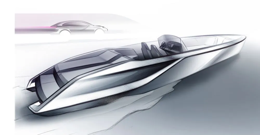 The Frauscher x Porsche 850 Fantom Air starts deliveries in 2024.