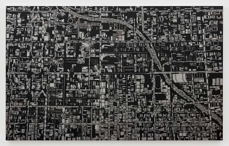 Damien Hirst — Black Scalpel Cityscapes at White Cube São Paulo