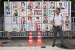 Japan's Prime Minister Shinzo Abe Reacts To The Upper House Election Results