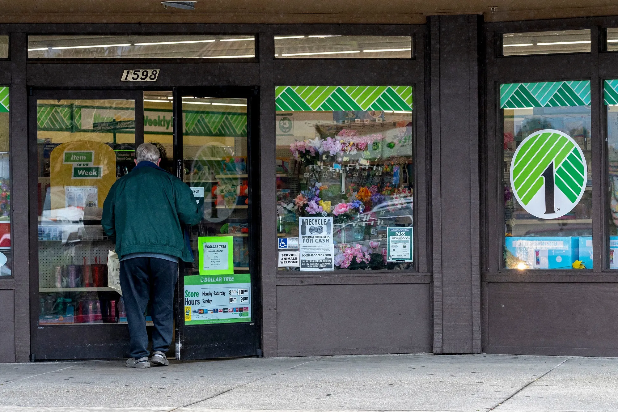 A Dollar Tree store in Pinole, California, US.
