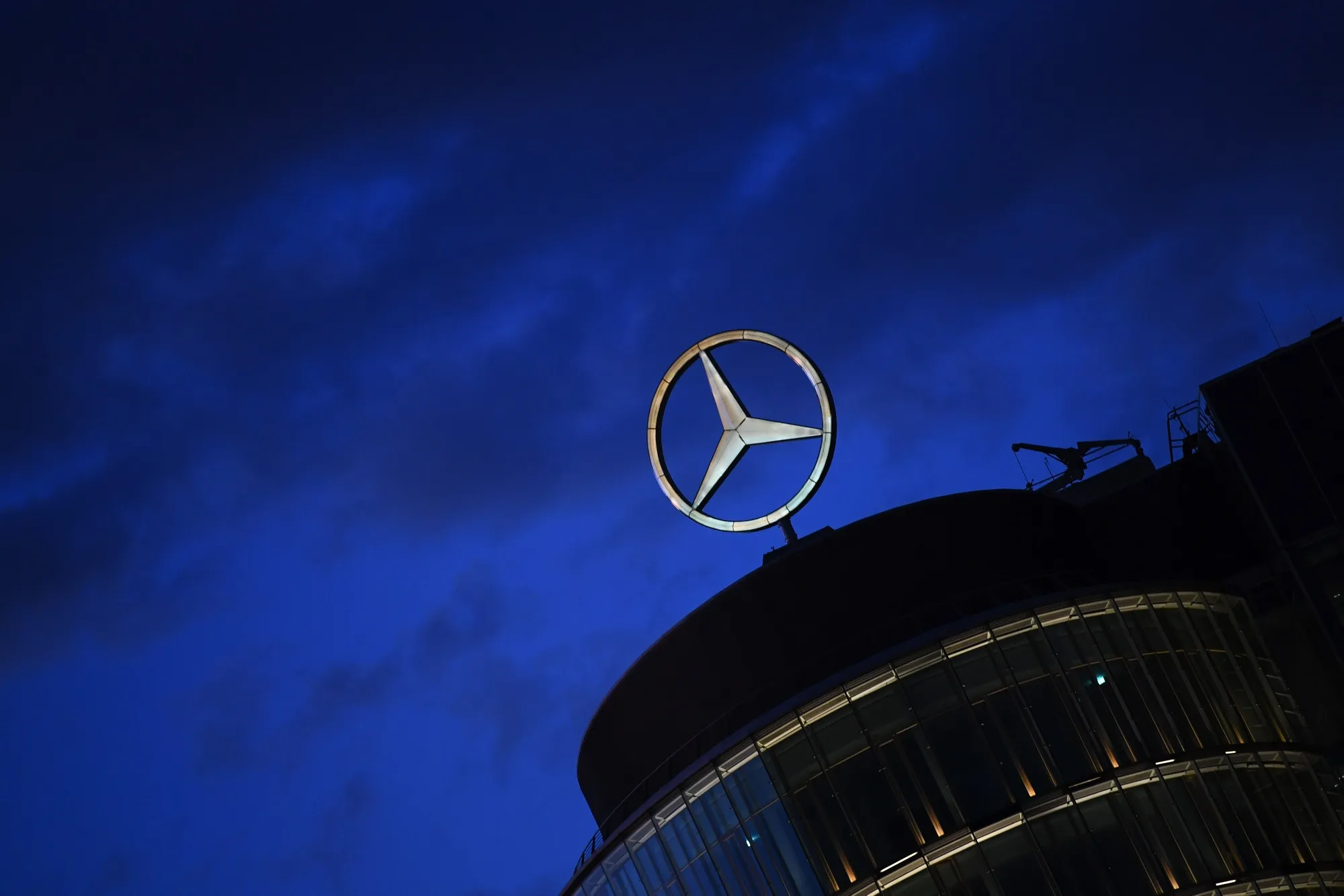 Mercedes-Benz Showrooms Ahead of Automaker's Annual General Meeting