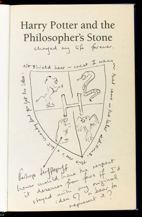Signed J.K. Rowling book