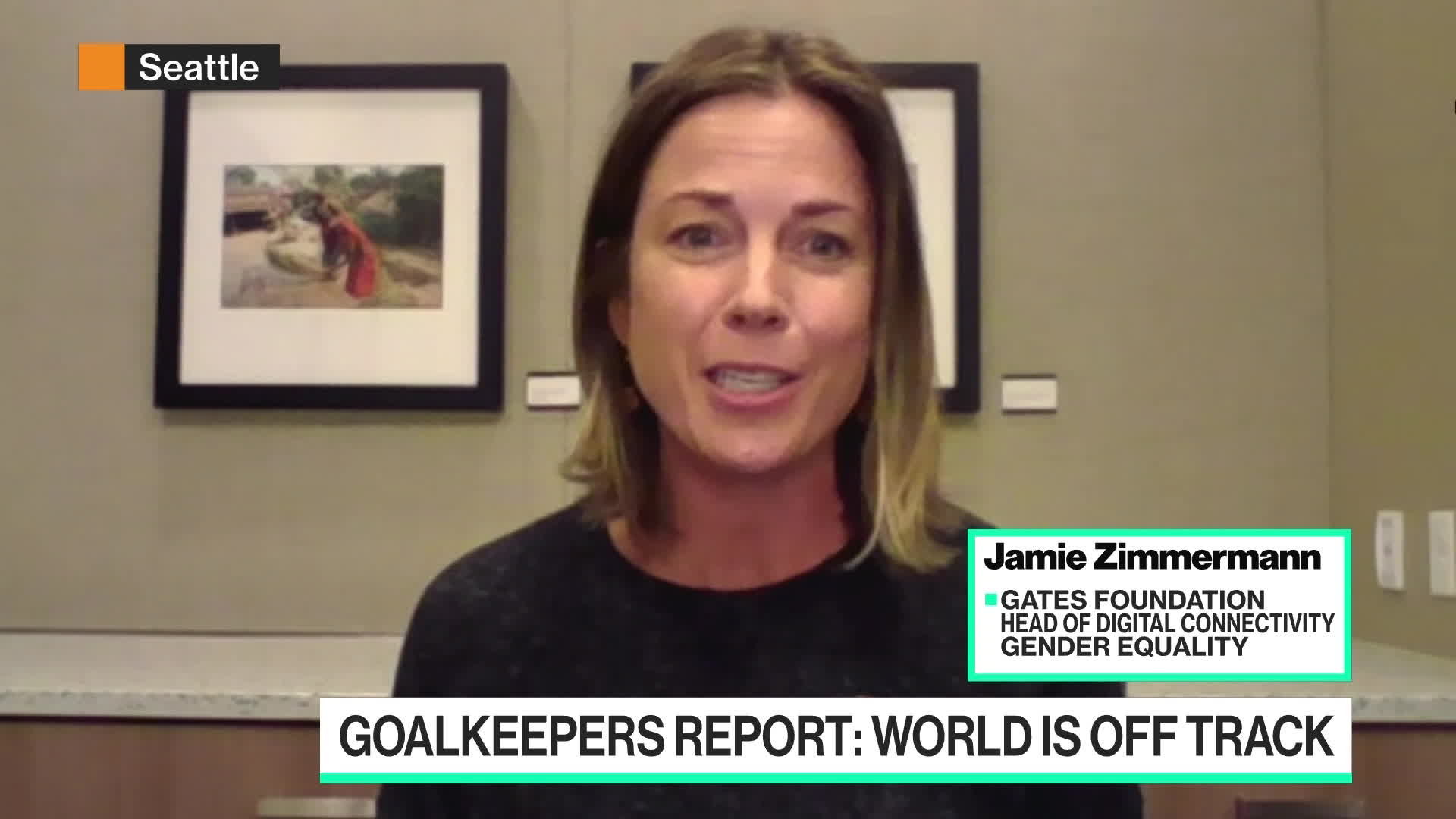 Watch Gates Foundation World Goals Off Track Bloomberg