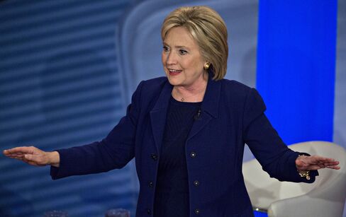 Hillary Clinton in Derry, New Hampshire on Feb. 3.