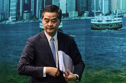 Leung Chun-ying on Sept. 21.