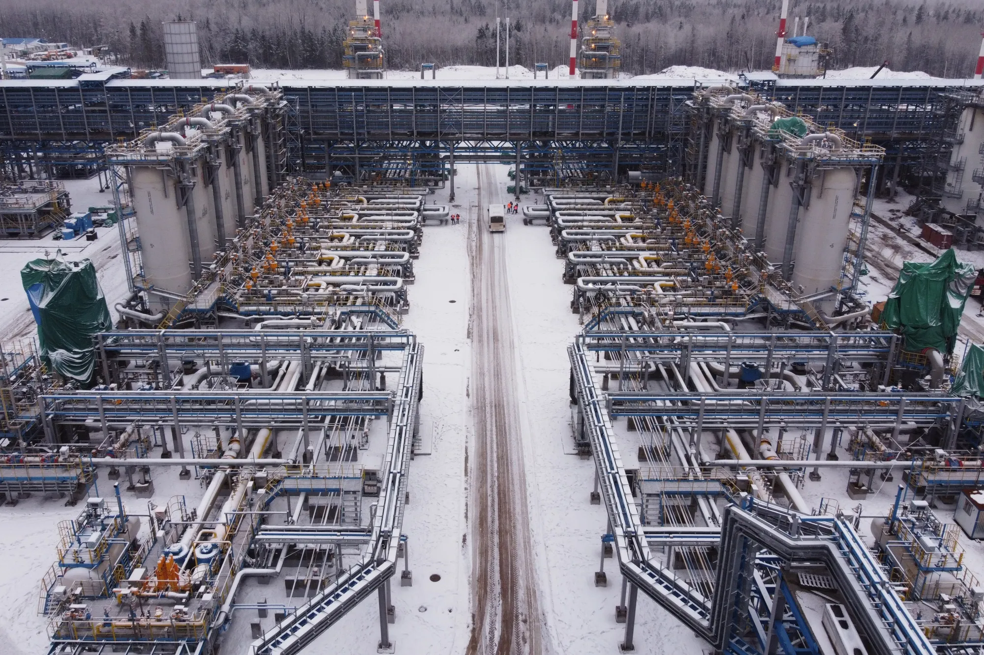 Gazprom PJSC's Nord Stream 2 Slavyanskaya Compressor Station 