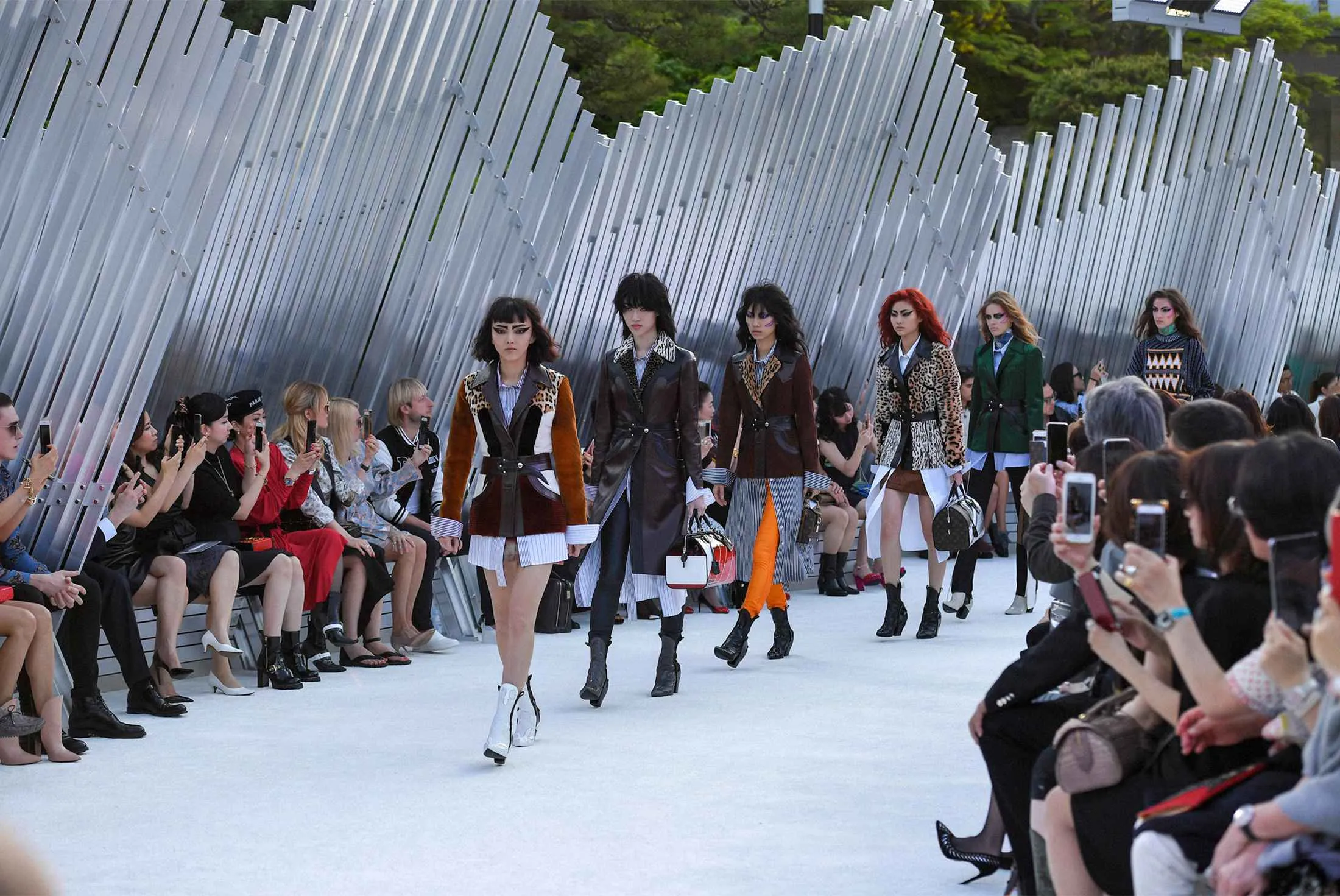 The Louis Vuitton Resort 2018 show on May 14, 2017, at the Miho Museum in Japan.
