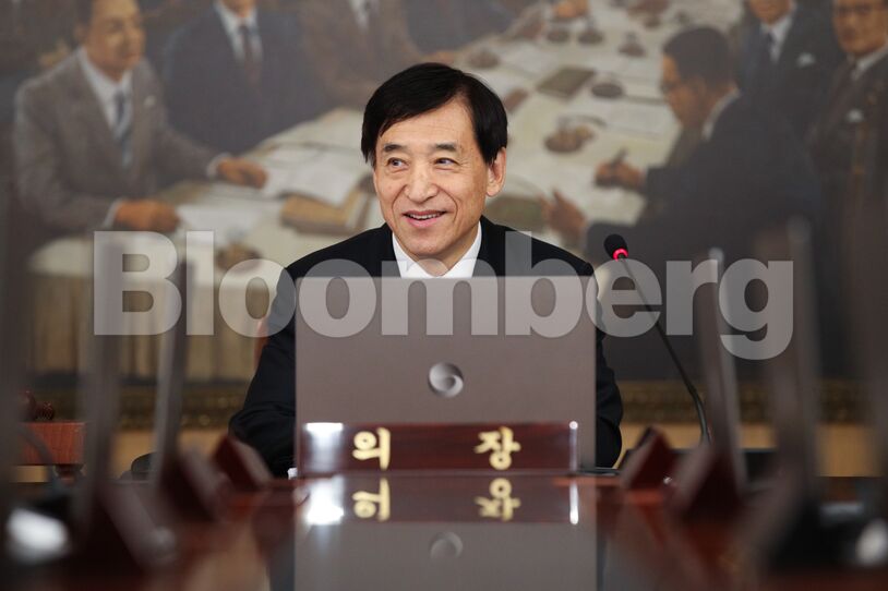 Bank Of Korea Governor Lee Ju Yeol At Rate Decision Meeting