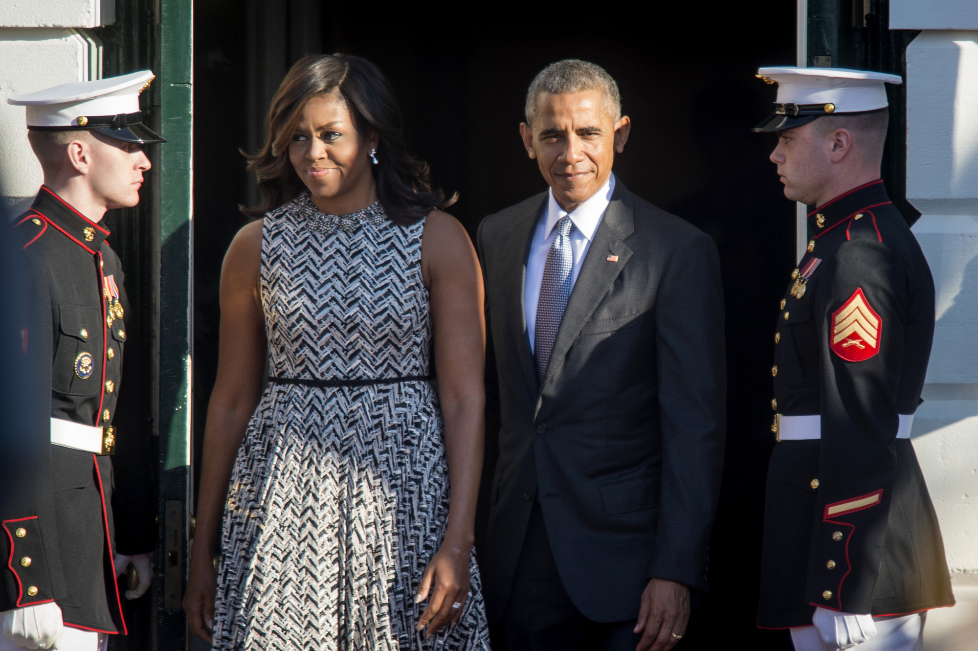 Former First Lady Michelle Obama and former President Barack Obama