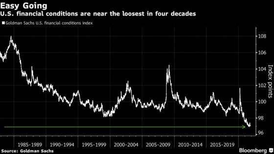 Bubble Fears Are Rising as Financial Conditions Flash Boom Times