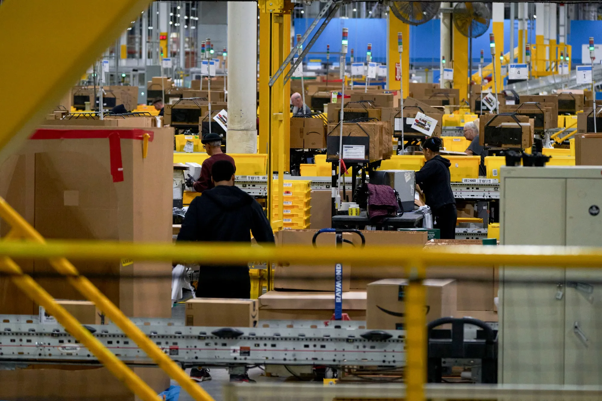 An Amazon Fulfillment center.