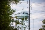 The Lordstown water tower in Lordstown, Ohio, U.S., on Saturday, May 15, 2021. Lordstown Motors Corp. is scheduled to release earnings figures on May 24.