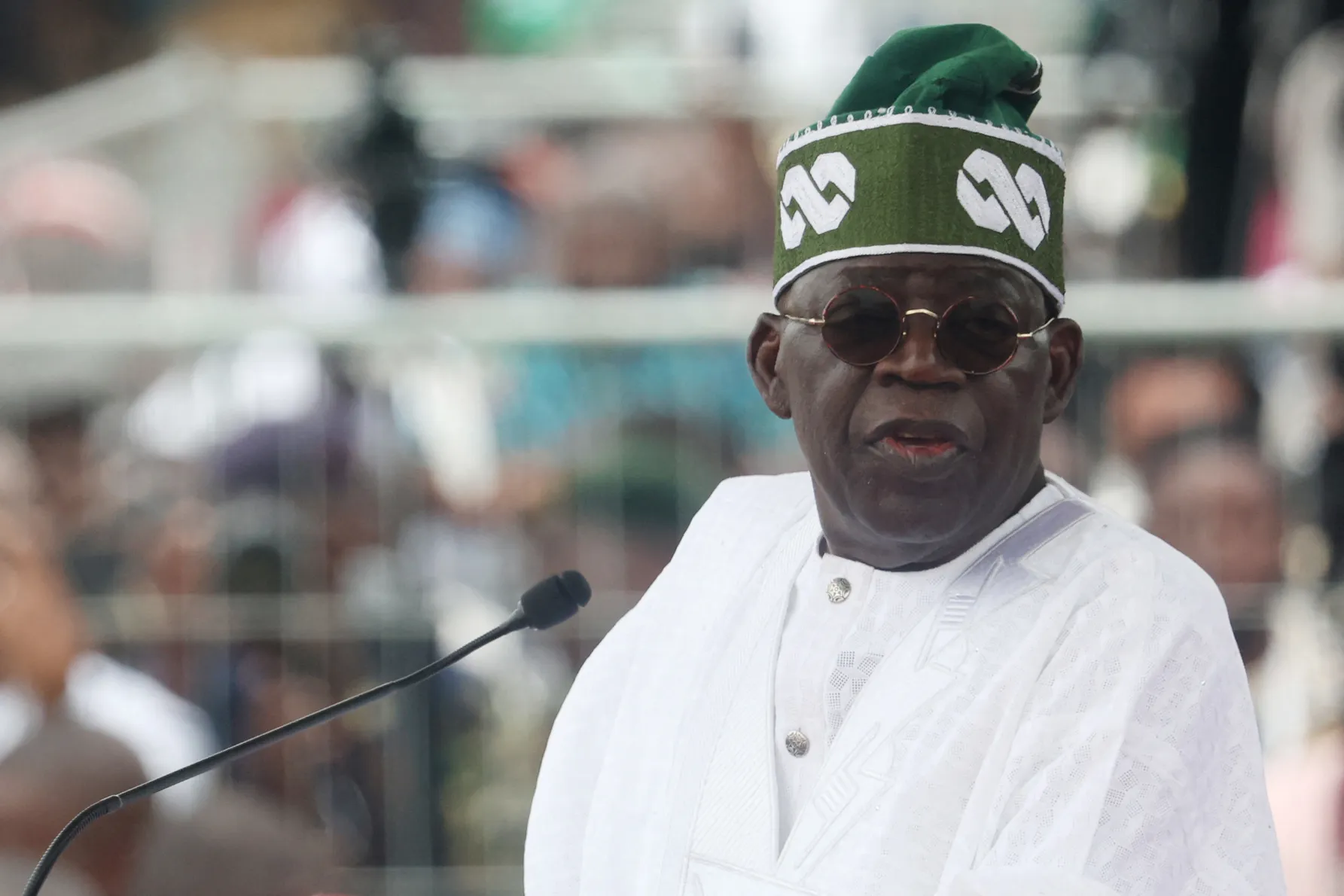 Bola Tinubu in Abuja, Nigeria on May 29.