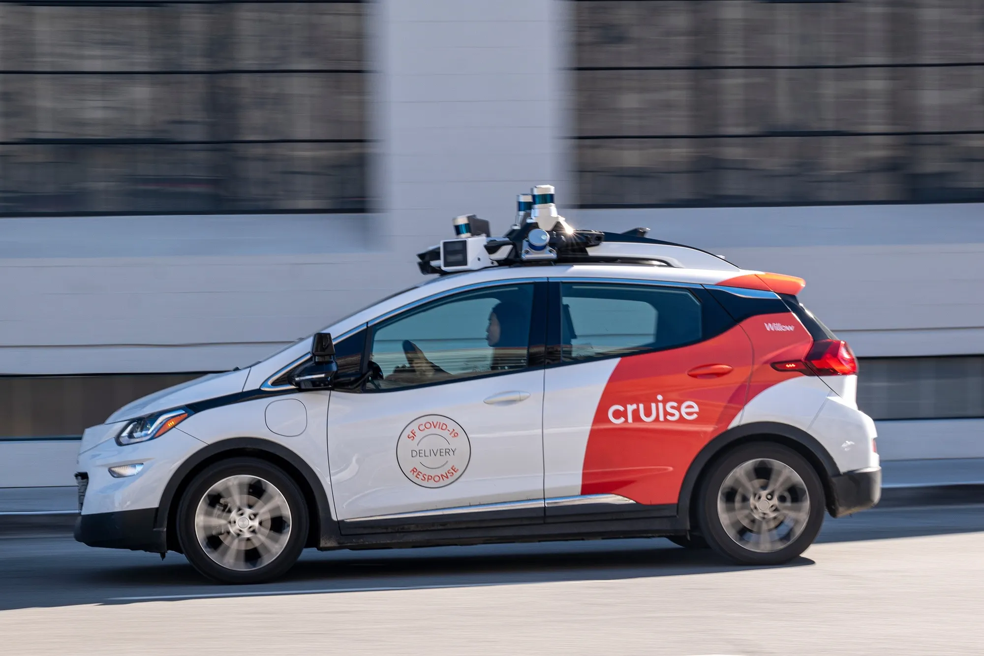 A Cruise vehicle in San Francisco.