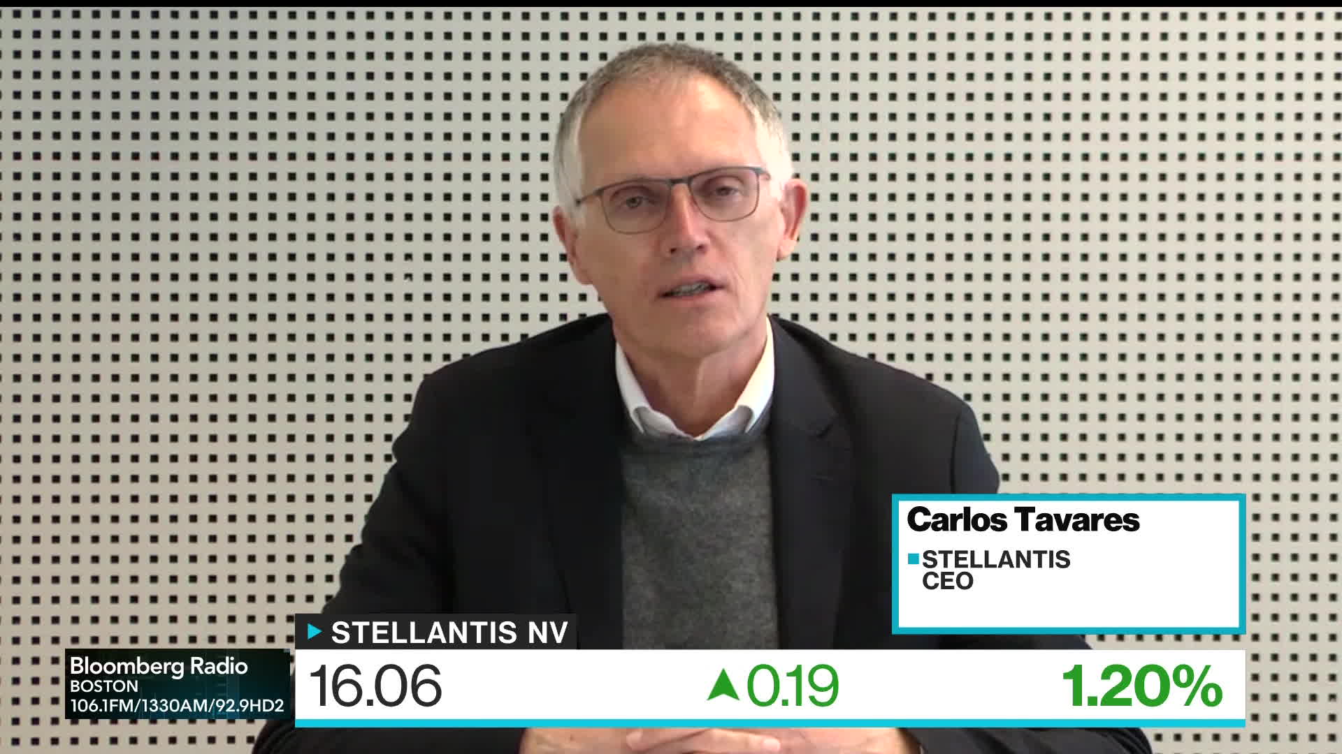 Watch Stellantis CEO Tavares On F1, EV Transition, Cost Cuts - Bloomberg