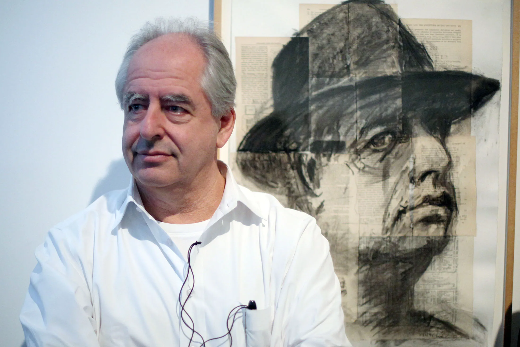 William Kentridge at the Israeli museum in Jerusalem, Israel, on March 6, 2011.
