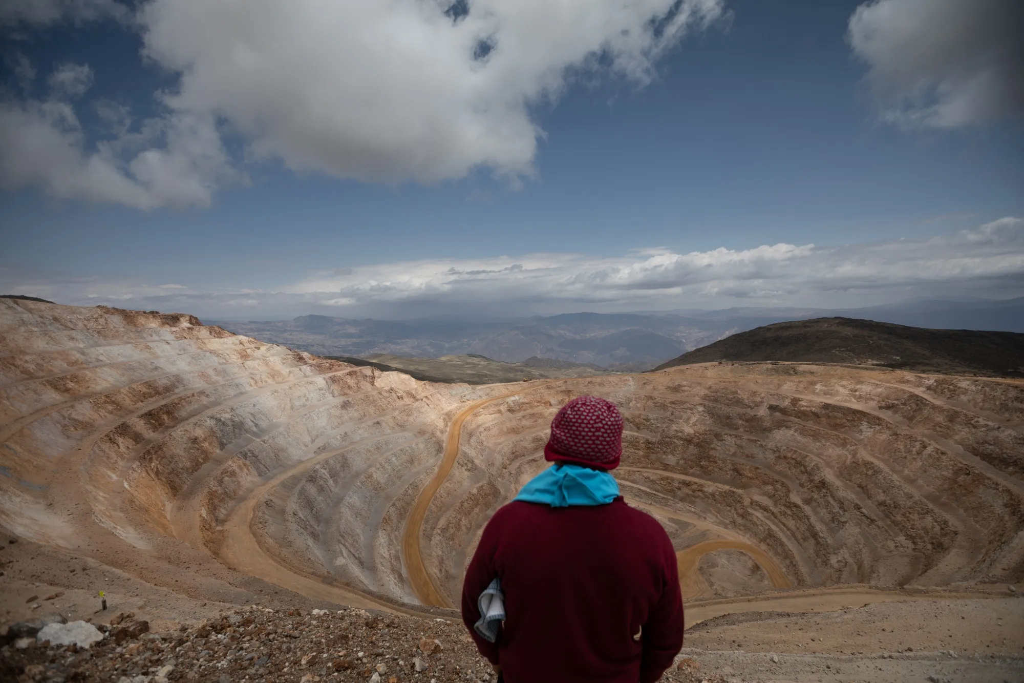 The Apumayo open pit gold mine in the community of Chavina.
