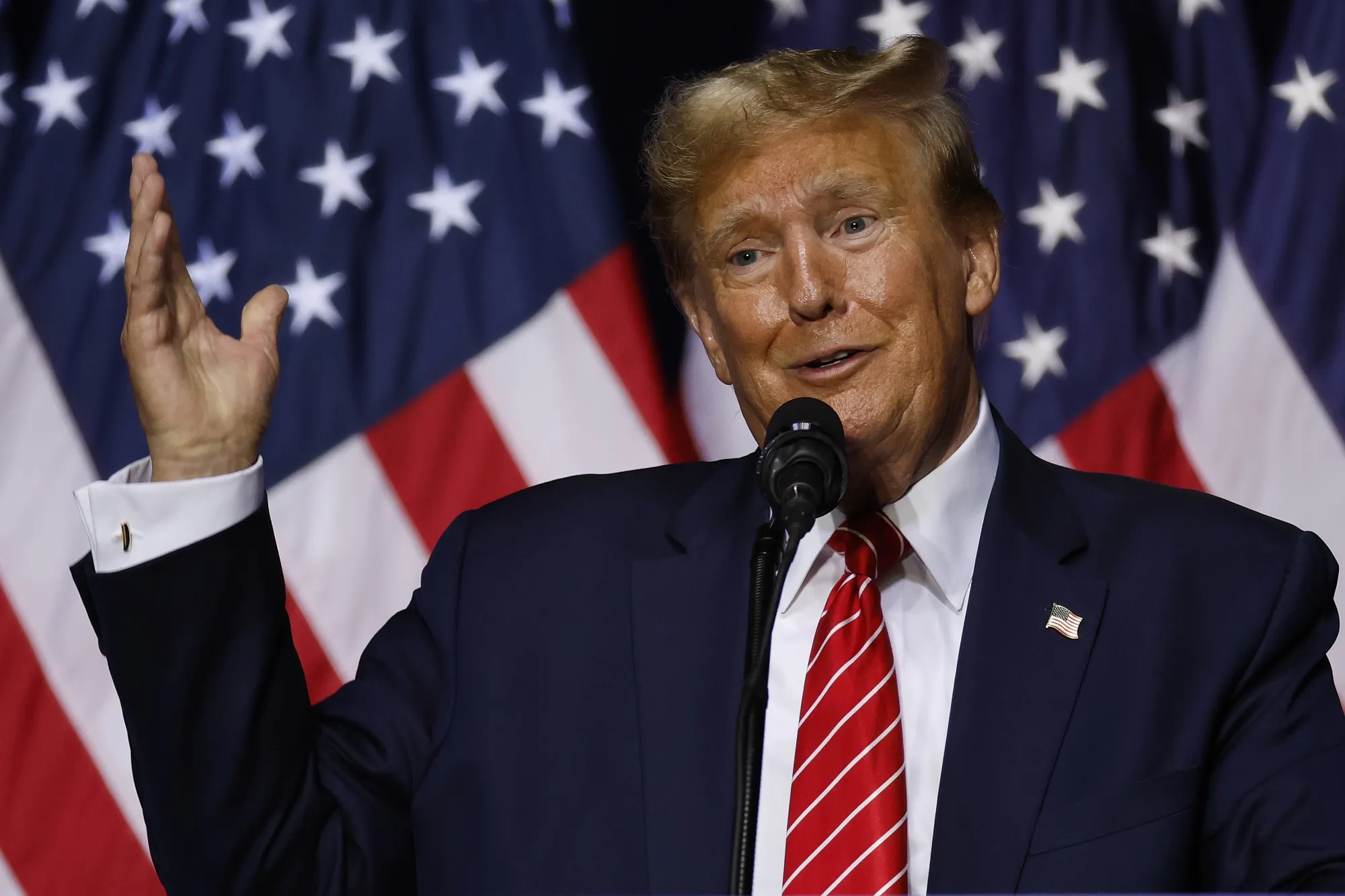 Trump has an immigration script and he’s sticking to it.