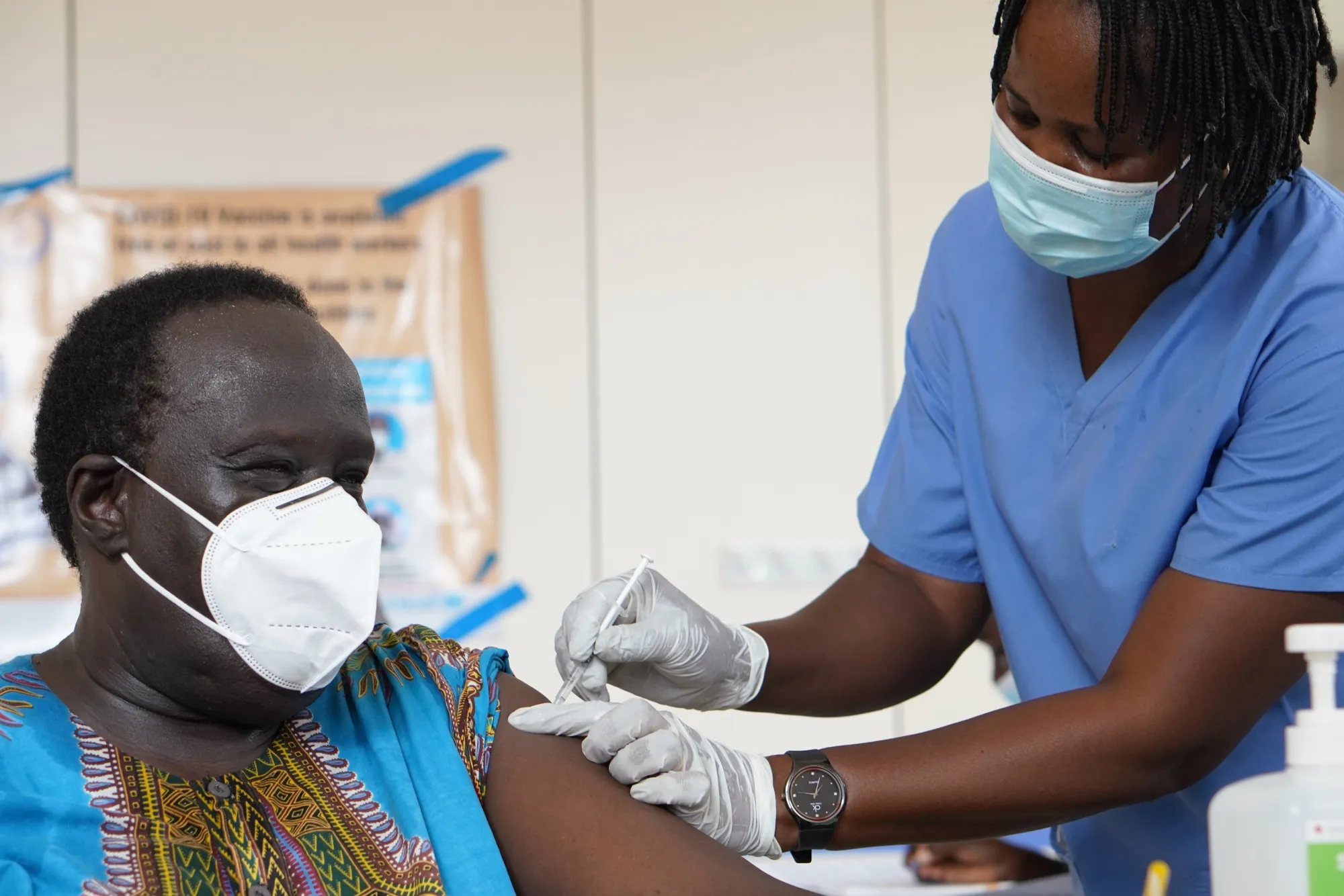 A&nbsp;vaccination in South Sudan,&nbsp;where thousands of shots went unused this spring.