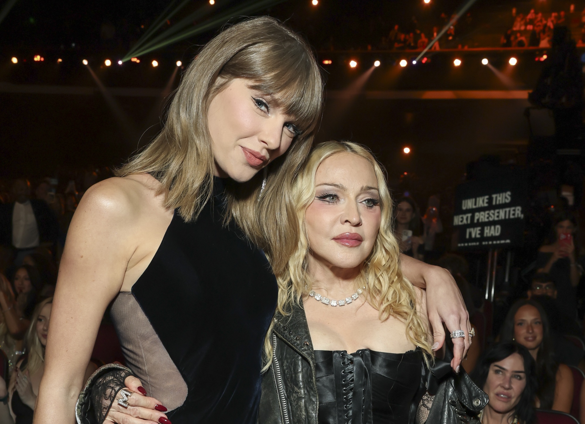 Taylor Swift and Madonna at The 2026 MTV Video Music Awards.