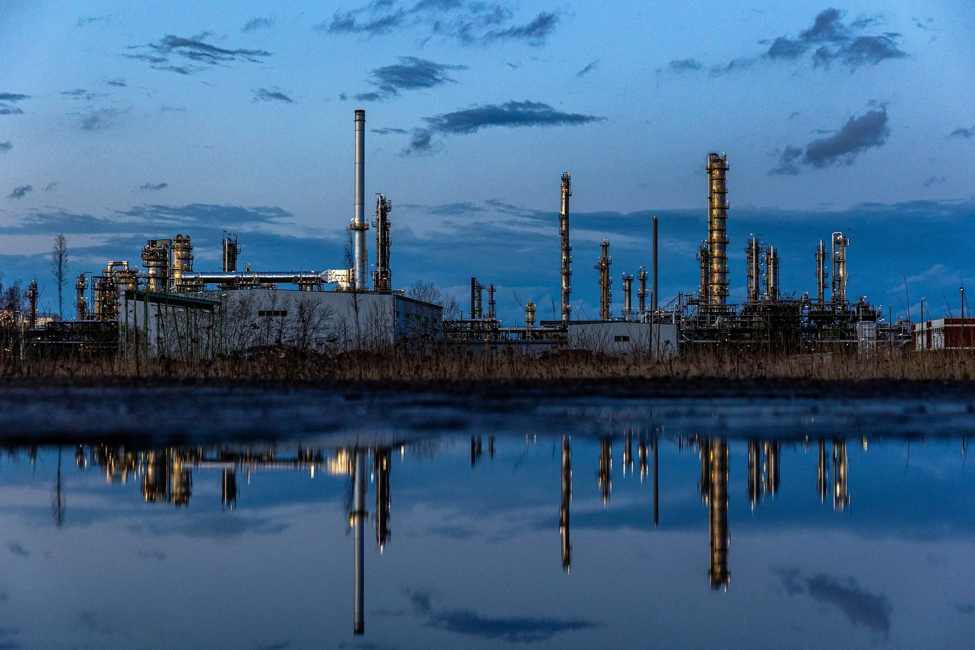 A Rosneft&nbsp;oil refinery&nbsp;in Schwedt, Germany.